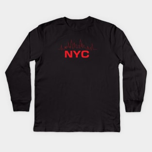 City Beats New York Kids Long Sleeve T-Shirt